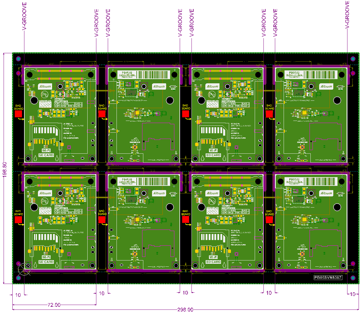 Ghép mạch trong Altium Designer